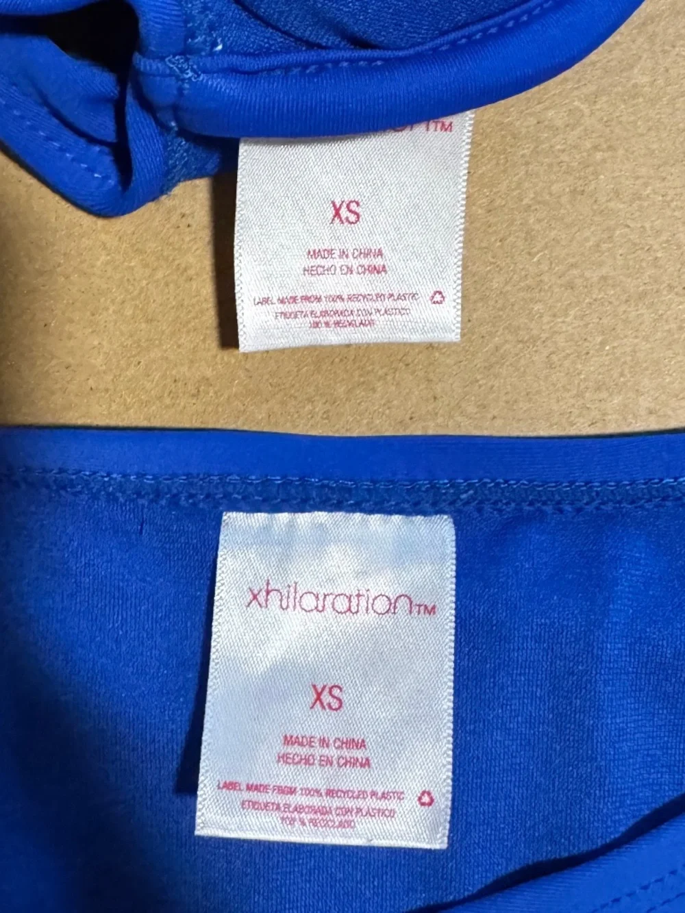 Matching Blue Swim Suit Set